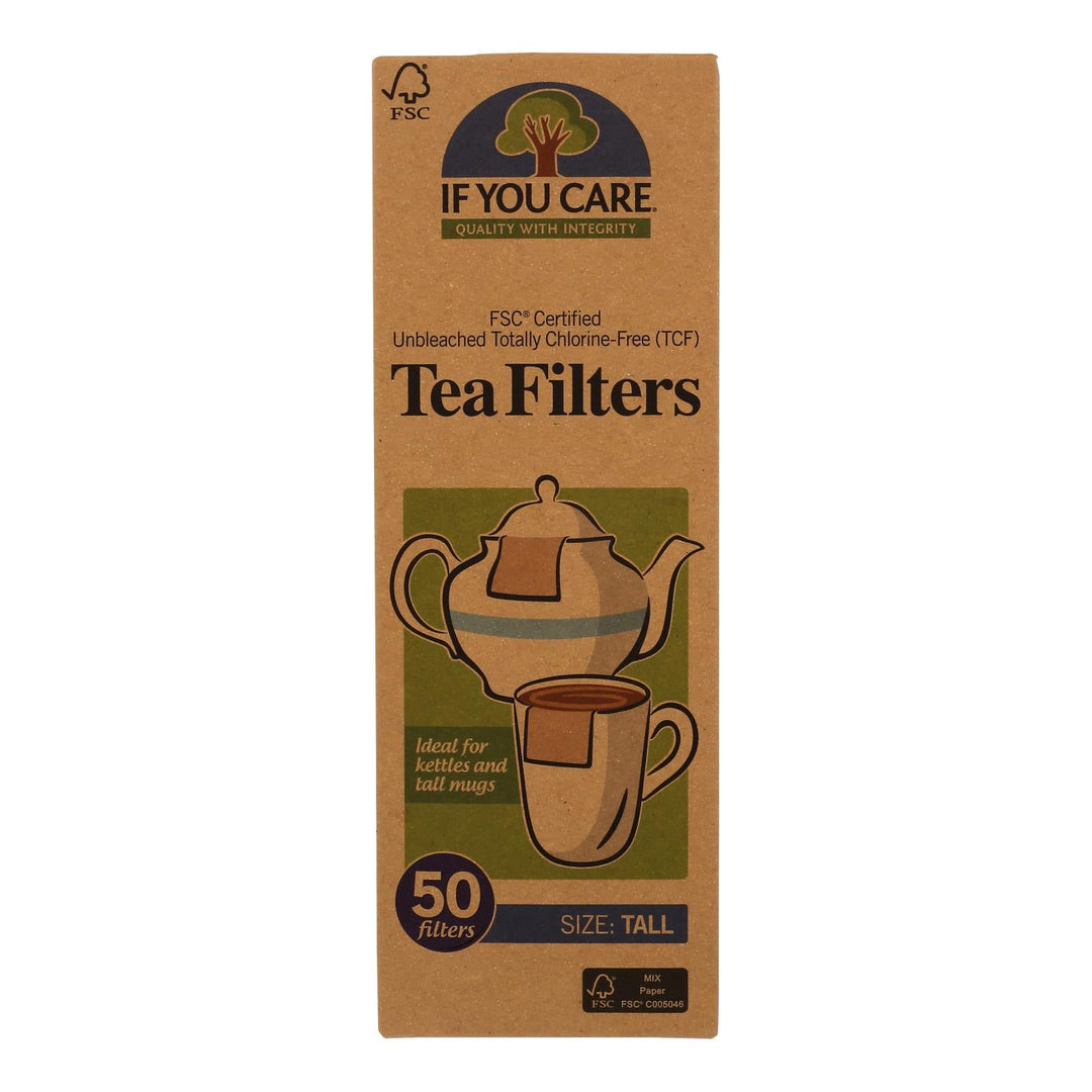 If You Care - Tea Filters Chlorine Free - Case Of 20 - 50 Ct - Maras Green